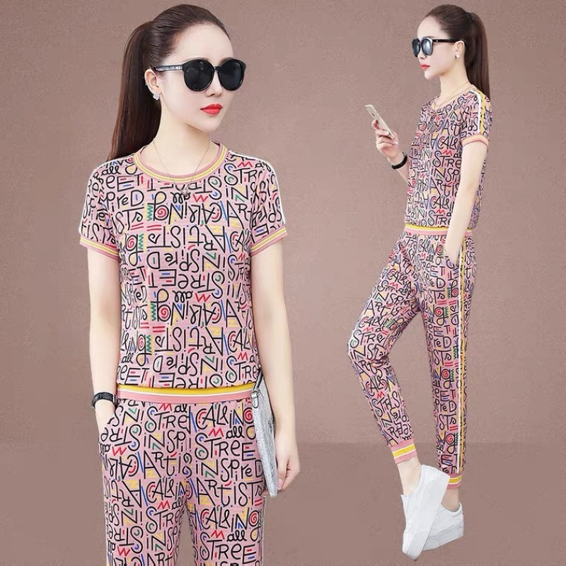 Sports Suit Thin Two Piece Sets for Women Clothes Summer Korean Fashion Breathable Short Sleeve Pink Black White Apricot Style
Sports Suit Thin Two Piece Sets for Women Clothes Summer Korean Fashion Breathable Short Sleeve Pink Black White Apricot Style