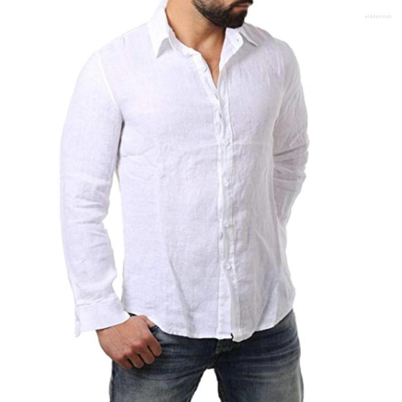 Men's Dress Shirts Turn Down Collar Shirt Men Linen Slim Fit Long Sleeve Cotton Solid Color Top TopMen's Eldd22, Black
Men's Dress Shirts Turn Down Collar Shirt Men Linen Slim Fit Long Sleeve Cotton Solid Color Top TopMen's Eldd22, Black