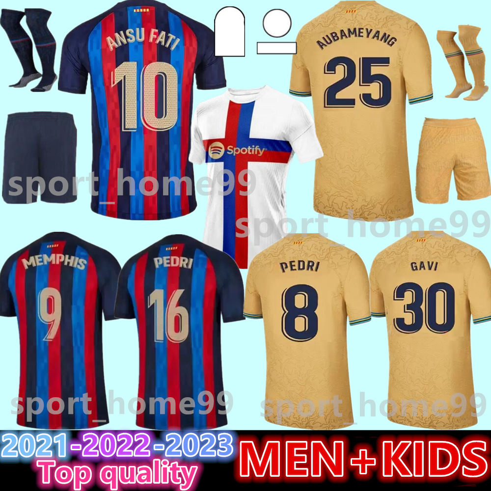 New 2021 2022 2023 MEMPHIS Soccer Jersey ANSU FATI BARCElONA PEDRI BARCA GAVI F. DE JONG ADAMA AUBA home away 3rd Men kids kit Camisetas de football shirt, 21/22 kids-3rd
New 2021 2022 2023 MEMPHIS Soccer Jersey ANSU FATI BARCElONA PEDRI BARCA GAVI F. DE JONG ADAMA AUBA home away 3rd Men kids kit Camisetas de football shirt, 21/22 kids-3rd