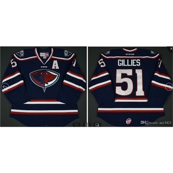 C26 Nik1 Custom Men Youth women Nik1 tage #51 South Carolina Stingrays GILLIES ECHL Hockey Jersey Size S-5XL or custom any name or number, Blue men s-5xl
C26 Nik1 Custom Men Youth women Nik1 tage #51 South Carolina Stingrays GILLIES ECHL Hockey Jersey Size S-5XL or custom any name or number, Blue men s-5xl