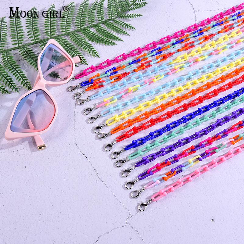 Sunglasses Cases & Bags Rainbow Acrylic Glasses Chain Lanyard Women Summer Neck For Mask Reading Hanging Holders Strap NecklaceSunglasses &S
Sunglasses Cases & Bags Rainbow Acrylic Glasses Chain Lanyard Women Summer Neck For Mask Reading Hanging Holders Strap NecklaceSunglasses &S