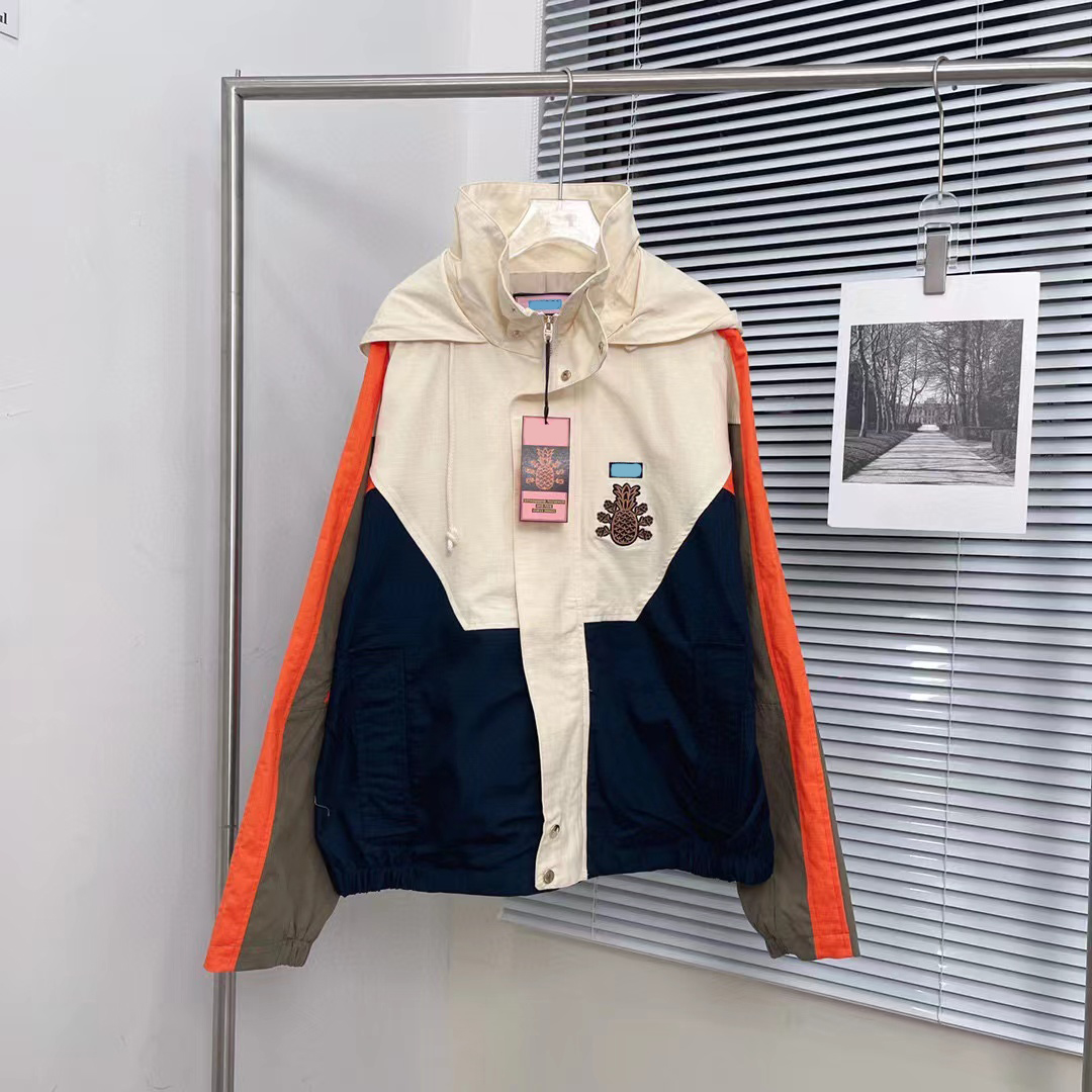 2022 Men' Jacket Spring And Autumn Style Hooded Zipper Cardigan High Quality Pineapple Women Windbraker Jackets, As picture
2022 Men' Jacket Spring And Autumn Style Hooded Zipper Cardigan High Quality Pineapple Women Windbraker Jackets, As picture