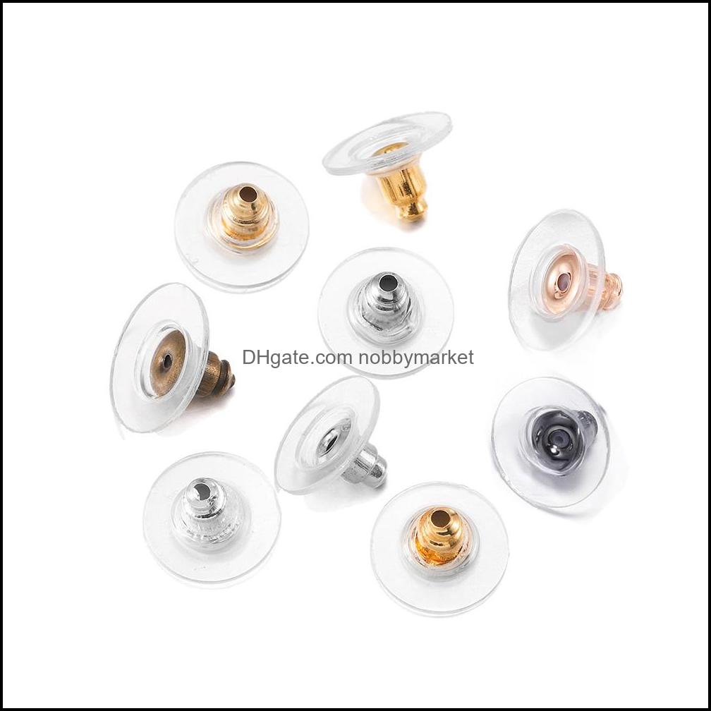 100-200Pcs Rubber Earring Backs Stopper Earnuts Stud Back Supplies For Jewelry Diy Findings Making Accessories Drop Delivery 2021 Other Co
100-200Pcs Rubber Earring Backs Stopper Earnuts Stud Back Supplies For Jewelry Diy Findings Making Accessories Drop Delivery 2021 Other Co
