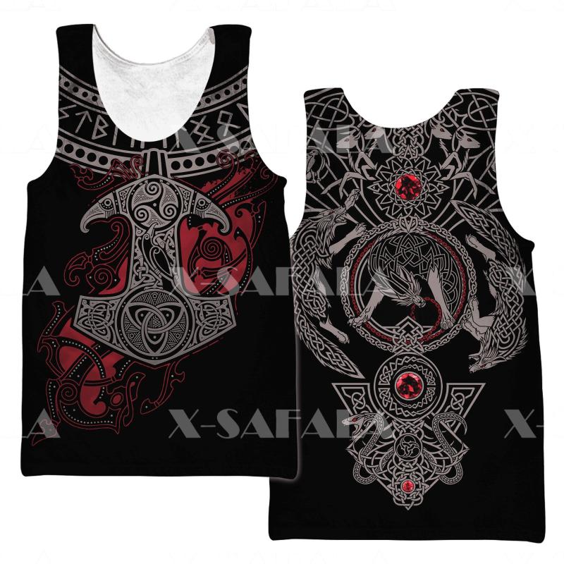 Men' Tank Tops Odin Viking Symbol Tattoo Raven 3D Printed Men Shirt Vest Harajuku Fashion Sleeveless T-shirt Summer Streetwear Tops-10, White;black
Men' Tank Tops Odin Viking Symbol Tattoo Raven 3D Printed Men Shirt Vest Harajuku Fashion Sleeveless T-shirt Summer Streetwear Tops-10, White;black