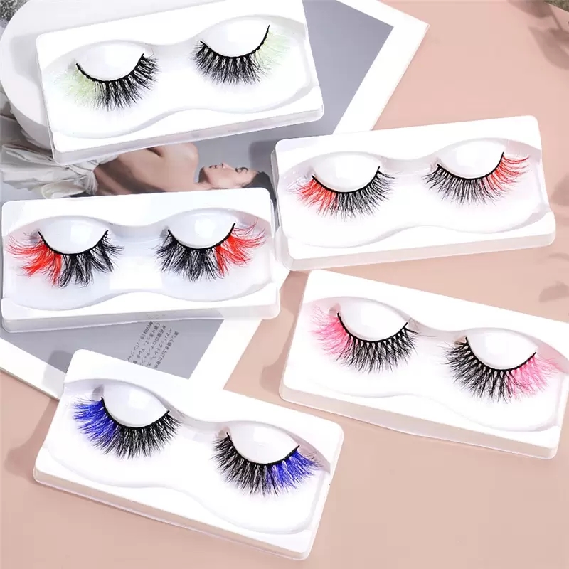 Make up tools eyelashes eyelash colored lashes wispy fluffy 3D mink lash natural long thick strip multicolored Self adhesive Multicolored Two-Toned
Make up tools eyelashes eyelash colored lashes wispy fluffy 3D mink lash natural long thick strip multicolored Self adhesive Multicolored Two-Toned