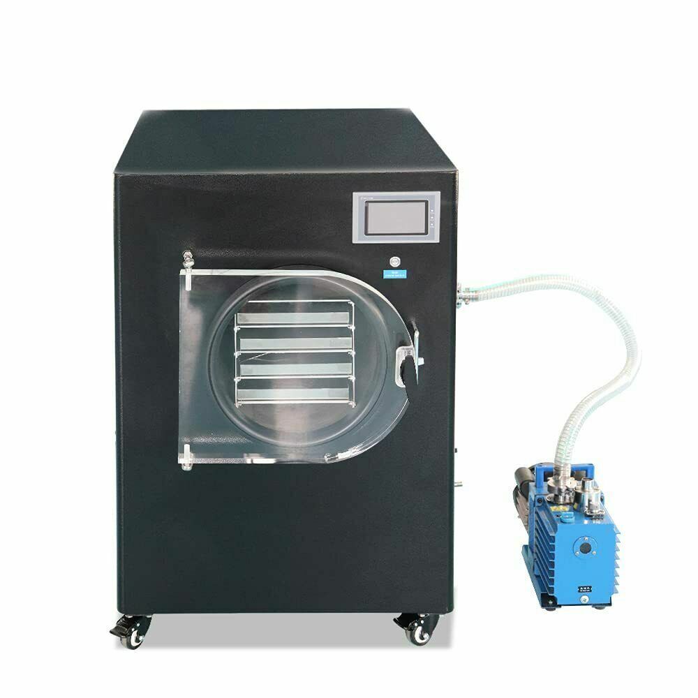 ZZKD U.S. Warehouse 4-6KG Food Vacuum Freeze Dryer Lyophilizer Sublimation Drying System with Vacuum Pump for Removing Water from The Frozen Samples 2