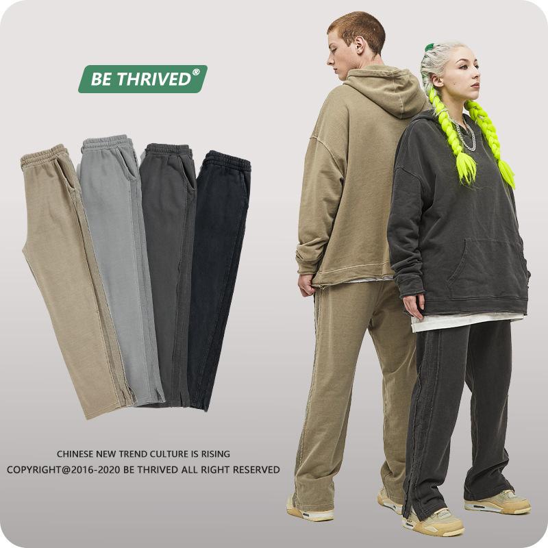 Men's Pants Autumn Side Terry Bottom Trousers Split Washed Sweatpants European And American High Street Fashion Brand Men, Black
Men's Pants Autumn Side Terry Bottom Trousers Split Washed Sweatpants European And American High Street Fashion Brand Men, Black