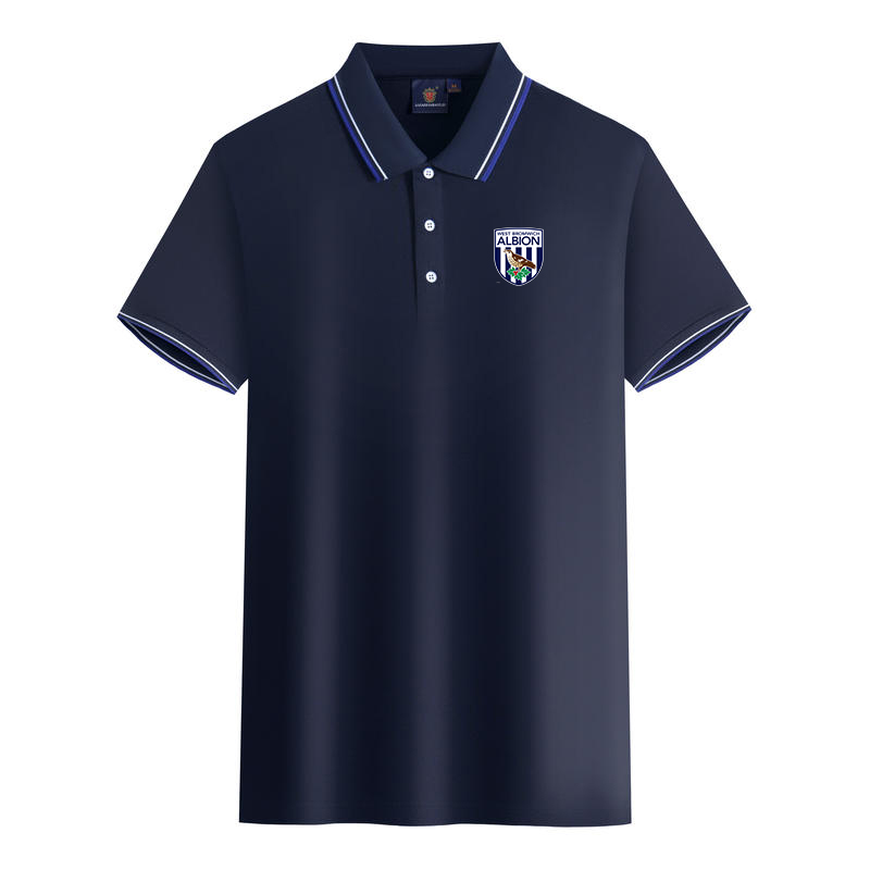 West Bromwich Albion F.C. men and women Polos mercerized cotton short sleeve lapel breathable sports T-shirt LOGO can be customized, No 3
West Bromwich Albion F.C. men and women Polos mercerized cotton short sleeve lapel breathable sports T-shirt LOGO can be customized, No 3