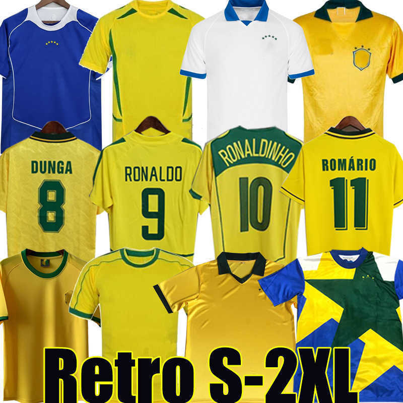 1998 Brasil soccer jerseys 2002 19 retro shirts Carlos Romario Ronaldo Ronaldinho camisa de futebol 1957 85 88 91 93 94 BraziLS 04 06, Baxi 1957 away
1998 Brasil soccer jerseys 2002 19 retro shirts Carlos Romario Ronaldo Ronaldinho camisa de futebol 1957 85 88 91 93 94 BraziLS 04 06, Baxi 1957 away