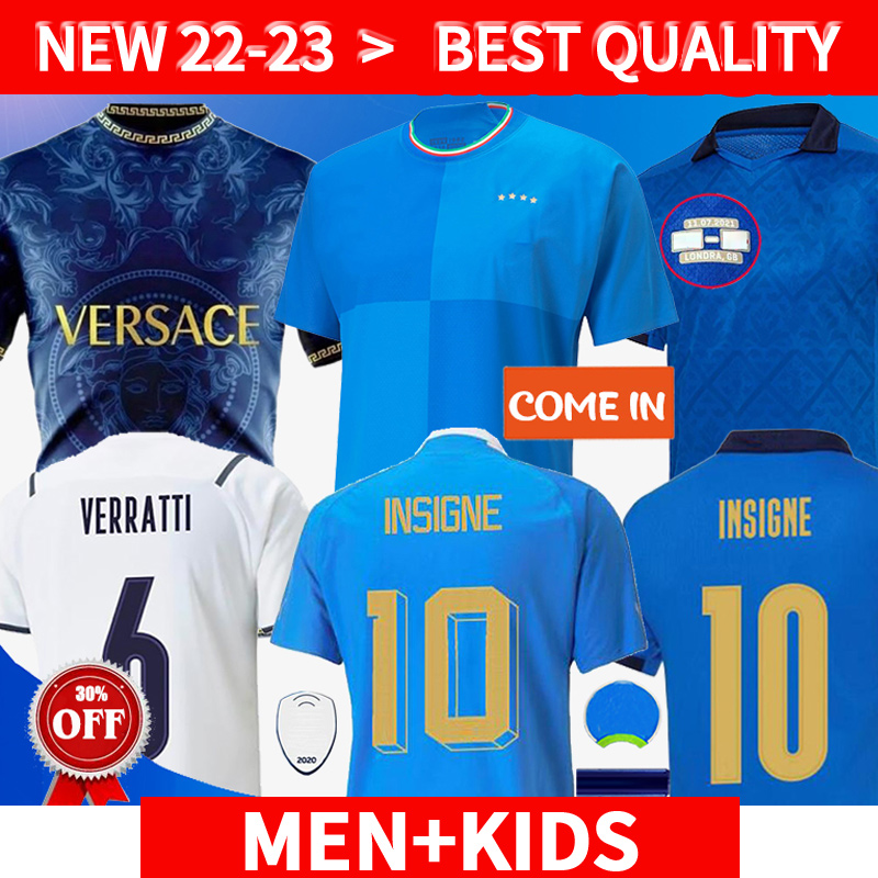 2021 2022 Fans Player Version INSIGNE final Soccer Jerseys BARELLA 21 22 23 CHIELLINI Italia VERRATTI ULTRAWEAVE Maglie da calcio CHIESA FOOTBALL SHIRTS men kids, Fans italia 2021 home blue no patch
2021 2022 Fans Player Version INSIGNE final Soccer Jerseys BARELLA 21 22 23 CHIELLINI Italia VERRATTI ULTRAWEAVE Maglie da calcio CHIESA FOOTBALL SHIRTS men kids, Fans italia 2021 home blue no patch