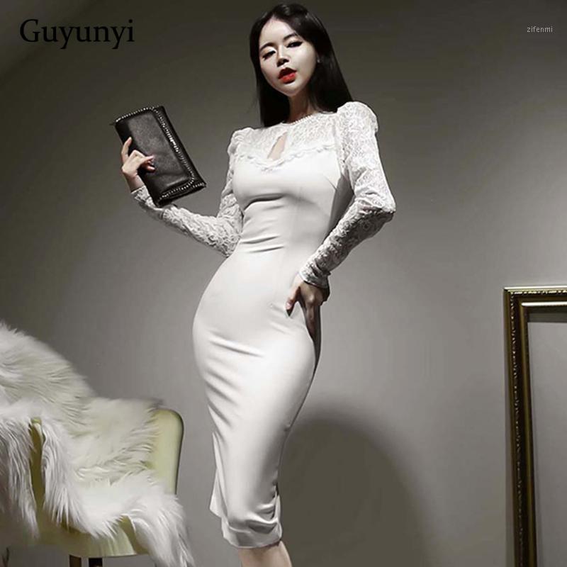 Casual Dresses High Waist Tight Dress 2022 Autumn White Simple O-Neck Hollow Sexy Lace Stitching Long Sleeves Elegant Party Women, Cx2969
Casual Dresses High Waist Tight Dress 2022 Autumn White Simple O-Neck Hollow Sexy Lace Stitching Long Sleeves Elegant Party Women, Cx2969
