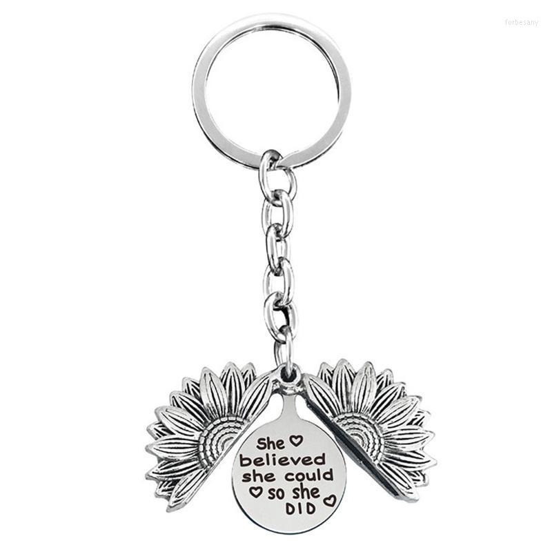 Keychains Stainless Steel Positive Quotes Energy Keychain Round Silver Color Sunflower Message " YOU ARE MY Sunshine Can OpenKeychains
Keychains Stainless Steel Positive Quotes Energy Keychain Round Silver Color Sunflower Message " YOU ARE MY Sunshine Can OpenKeychains