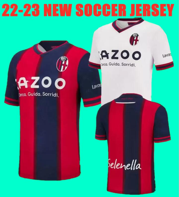 2022 2023 BOLOGNA Soccer Jersey HOME Orsolini 22 23 maglie da calcio Sansone Dominguez Tomiyasu Soriano Barrow Football Shirt
2022 2023 BOLOGNA Soccer Jersey HOME Orsolini 22 23 maglie da calcio Sansone Dominguez Tomiyasu Soriano Barrow Football Shirt