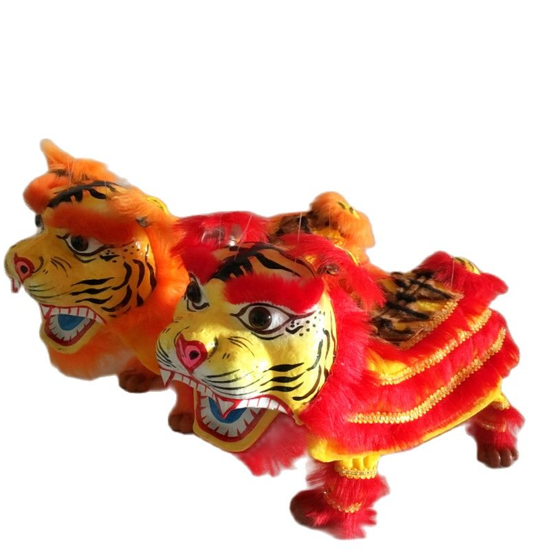 Mascot doll costume Lion Dance Foshan Foshan Folk Handicraft Puppet Cloth Tiger and Pulling The Line Ornaments Set Event Display Performance, Yellow
Mascot doll costume Lion Dance Foshan Foshan Folk Handicraft Puppet Cloth Tiger and Pulling The Line Ornaments Set Event Display Performance, Yellow