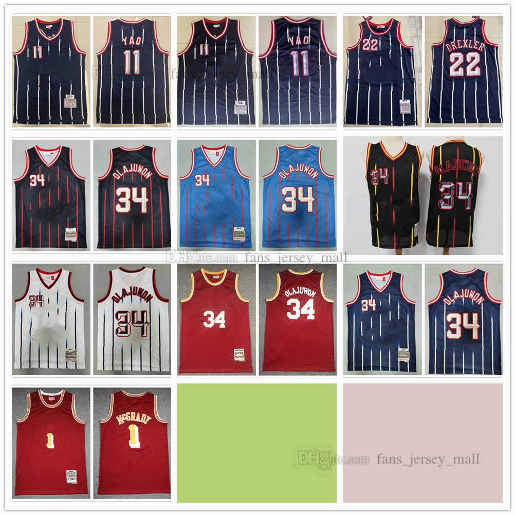 Retro Basketball Jerseys Tracy 1 McGrady Jersey Yao 11 Ming Clyde 22 Drexler Hakeem 34 Olajuwon Colour White Blue Red Black Stitched Mitchell&Ness 1996-97 2003-04, Same as picture
Retro Basketball Jerseys Tracy 1 McGrady Jersey Yao 11 Ming Clyde 22 Drexler Hakeem 34 Olajuwon Colour White Blue Red Black Stitched Mitchell&Ness 1996-97 2003-04, Same as picture