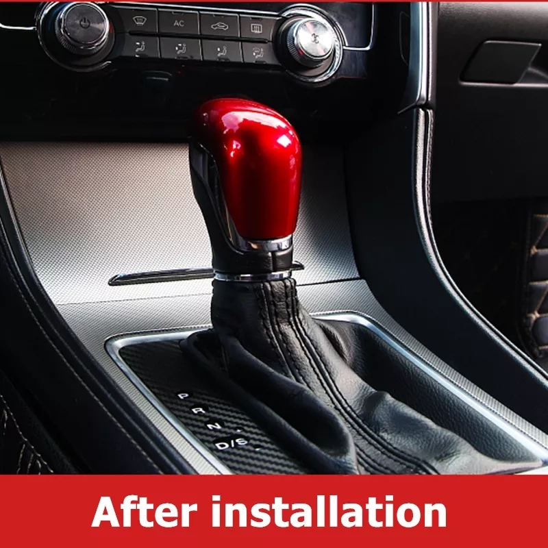 Modified Carbon Fiber Car Automatic Gear Cover For MG MG6 MG ZS Gear Handle Cover Styling Auto Interior Decoration Accessories