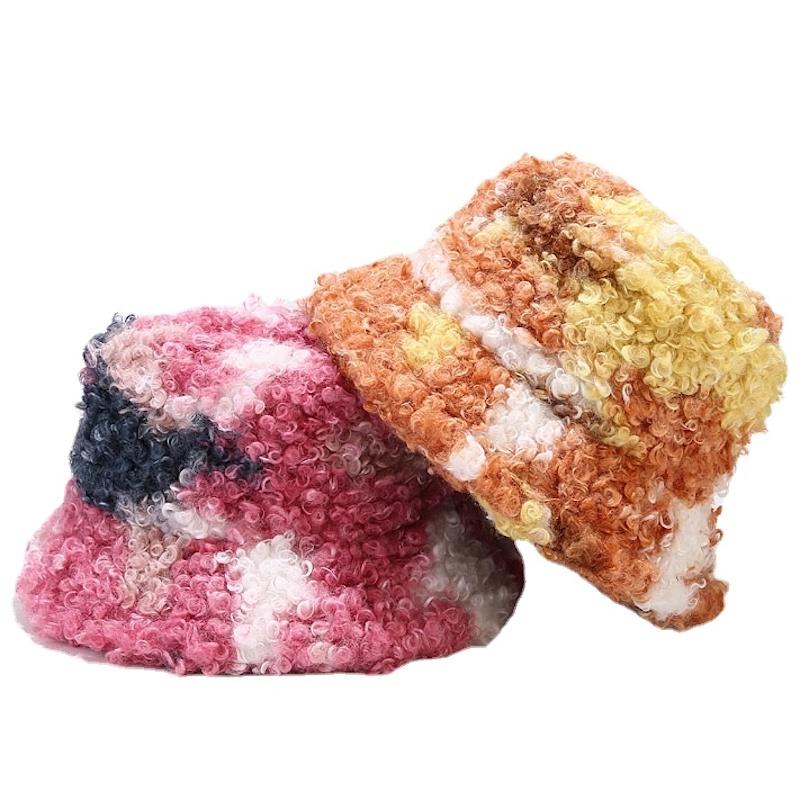 Berets Winter Bucket-Hats Tie-dyed Lamb Curly Wool Man Fisherman Cap Thickened Soft Warm Women Panama Hat Cloche Faux Fur SoftBerets, Yellow
Berets Winter Bucket-Hats Tie-dyed Lamb Curly Wool Man Fisherman Cap Thickened Soft Warm Women Panama Hat Cloche Faux Fur SoftBerets, Yellow