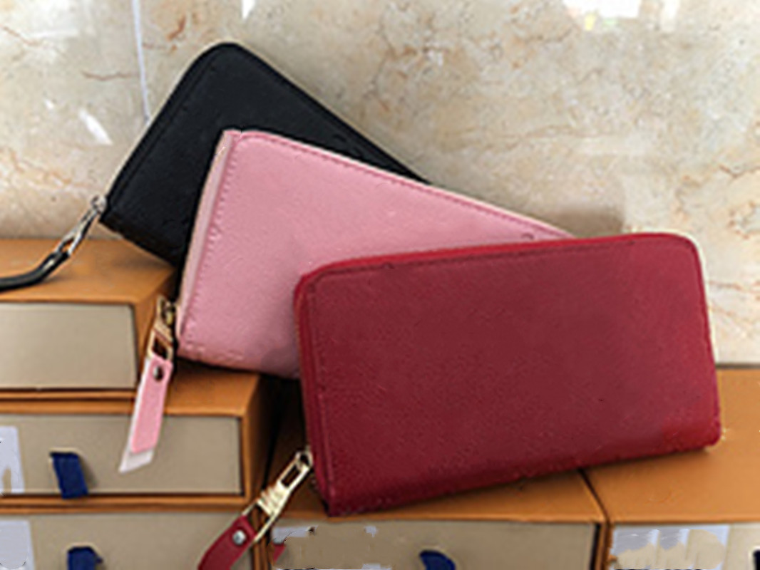 Fashion women and men clutch wallet pu leather wallet single zipper wallets lady ladies long classical purse with orange box card 3 colors, Pink
Fashion women and men clutch wallet pu leather wallet single zipper wallets lady ladies long classical purse with orange box card 3 colors, Pink