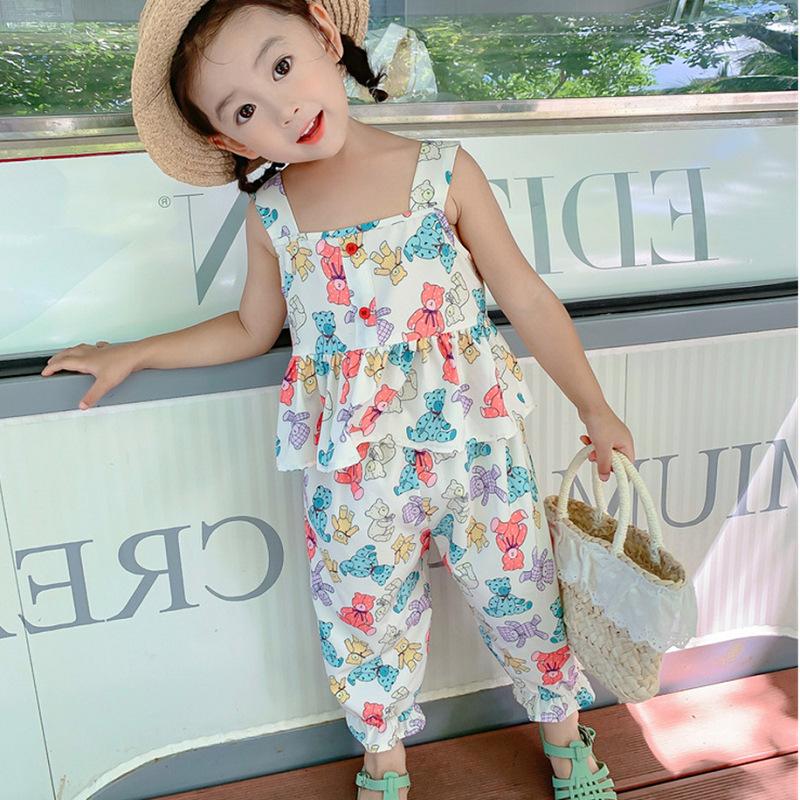 Clothing Sets Shirt Pants Ankle Length Elastic Waist Sleeveless Pullover Print Smart Colorful Fashion Modern Soft Summer Children GirlsCloth, Beige
Clothing Sets Shirt Pants Ankle Length Elastic Waist Sleeveless Pullover Print Smart Colorful Fashion Modern Soft Summer Children GirlsCloth, Beige