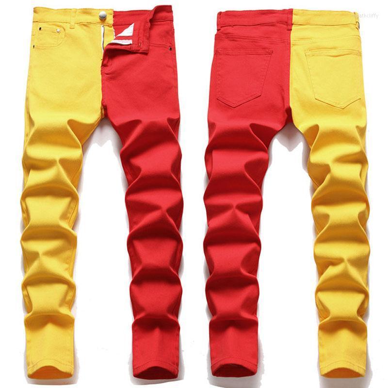 Men's Jeans Brand Two Color Design Stitching Men Autumn Winter Slim Skinny Stretch Street Hip Hop Male Elastic Denim Pants 28-40Men's Heat22, 1766
Men's Jeans Brand Two Color Design Stitching Men Autumn Winter Slim Skinny Stretch Street Hip Hop Male Elastic Denim Pants 28-40Men's Heat22, 1766