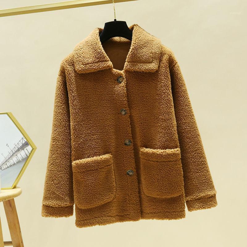 Women's Jackets 2022 Loose Lamb Wool Jacket Women Autumn And Winter Warm Single-breasted Coat Gothic Kj1258, Caramel colour
Women's Jackets 2022 Loose Lamb Wool Jacket Women Autumn And Winter Warm Single-breasted Coat Gothic Kj1258, Caramel colour