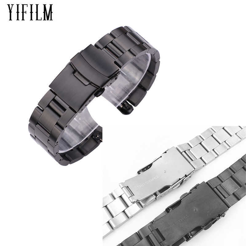 For Samsung Galaxy Watch 3 45mm 46mm Gear S3 2 Neo Three Bead Stainless Steel Strap With Arc Mouth Safety Buckle Metal Watchband
For Samsung Galaxy Watch 3 45mm 46mm Gear S3 2 Neo Three Bead Stainless Steel Strap With Arc Mouth Safety Buckle Metal Watchband