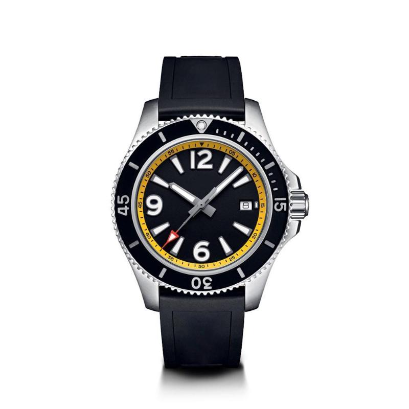 Wristwatches Luxury Mens Watch Waterproof Black Blue Rubber Stainless Steel Sapphire Glass Automatic Mechanical Movement Male Wristwatch
Wristwatches Luxury Mens Watch Waterproof Black Blue Rubber Stainless Steel Sapphire Glass Automatic Mechanical Movement Male Wristwatch
