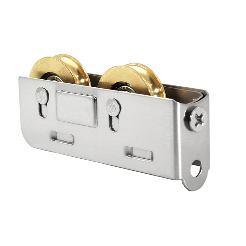 888-Type Sliding Door Plastic Steel Pulley Aluminum Alloy Windows Brass Wheel Muted Roller Hardware