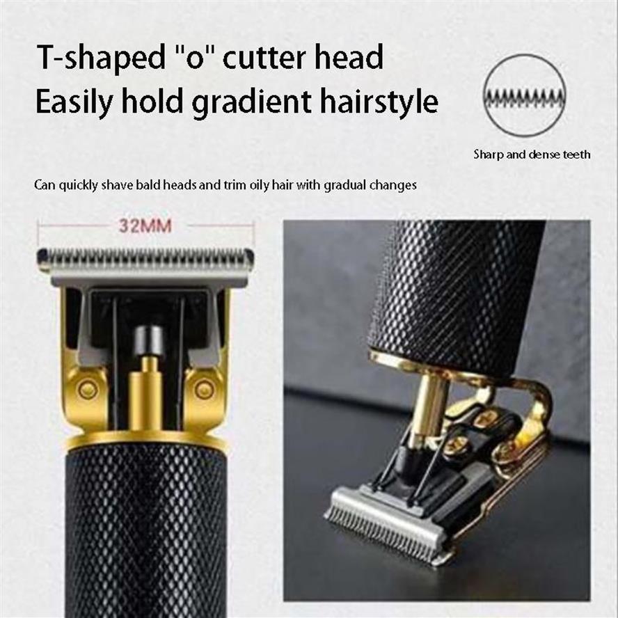 Hair Clippers Electric Clipper Man LCD Trimmer Rechargeable Shaver Beard Barber Cutting Machine292Q