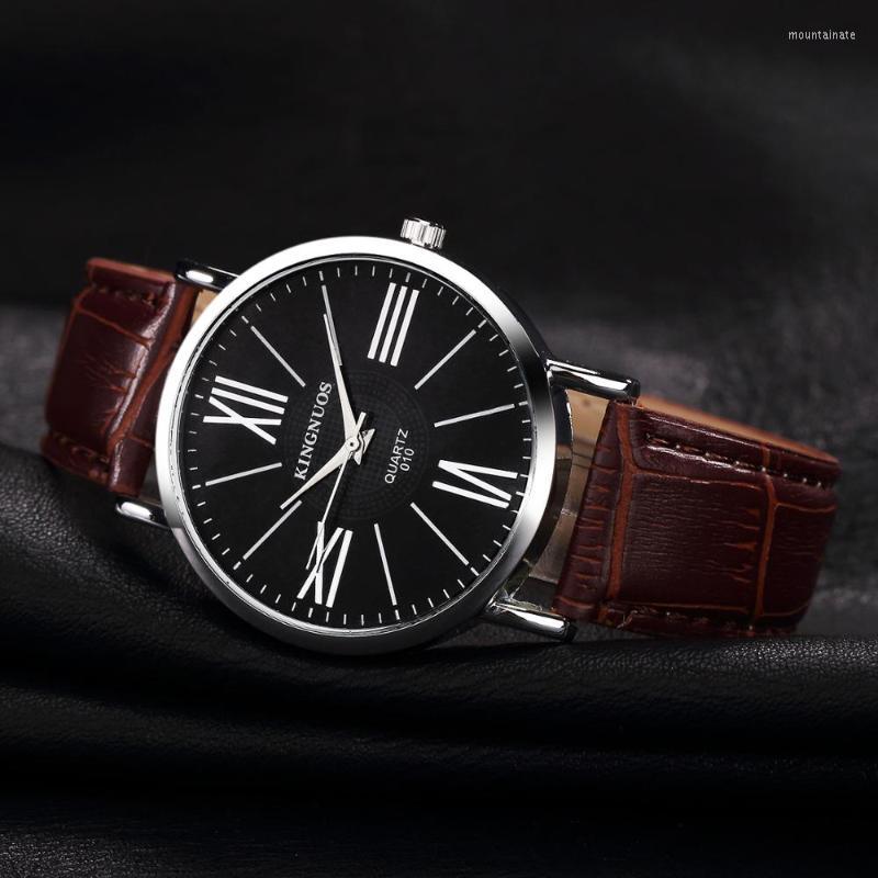 Wristwatches Fashion Casual Men's And Women's Belt Roman Numerals Quartz Watch Leather Strap Waterproof WatchWristwatches, 01
Wristwatches Fashion Casual Men's And Women's Belt Roman Numerals Quartz Watch Leather Strap Waterproof WatchWristwatches, 01