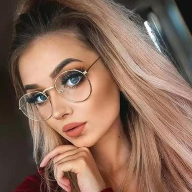 Fashion Sunglasses Frames Glasses Frame Vintage Round Women Metal Optical Eyeglasses Clear Transparent Lens Eyewear Small Oval Circle Gafas
Fashion Sunglasses Frames Glasses Frame Vintage Round Women Metal Optical Eyeglasses Clear Transparent Lens Eyewear Small Oval Circle Gafas