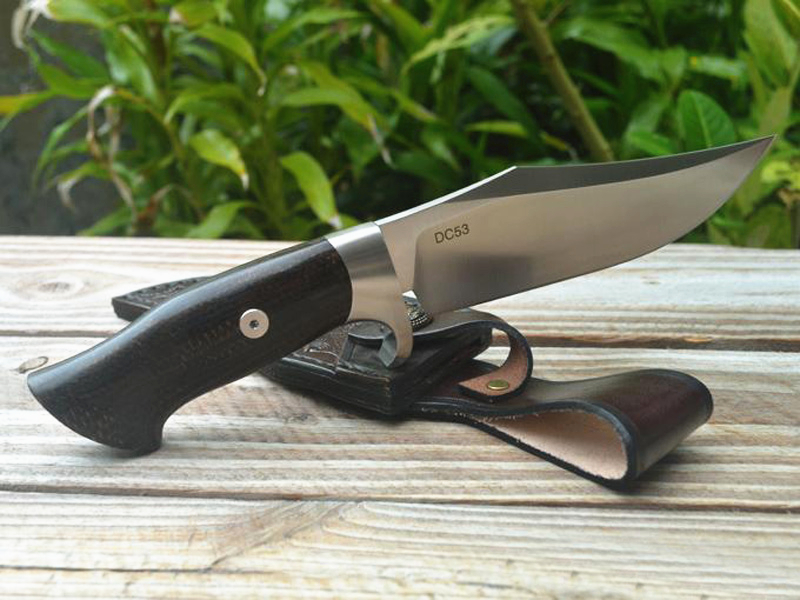 Special Offer High End Bowie Fixed Blade Knife DC53 Satin Blades Wood Handle Hunting Knives With Leather Sheath Pure Hand Made
Special Offer High End Bowie Fixed Blade Knife DC53 Satin Blades Wood Handle Hunting Knives With Leather Sheath Pure Hand Made