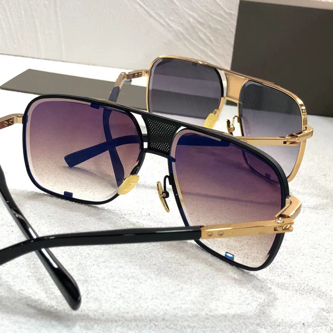 A MACH FIVE TOP Original Designer Sunglasses for mens famous fashionable retro luxury brand eyeglass Fashion design womens sunglasses with box uv380 g