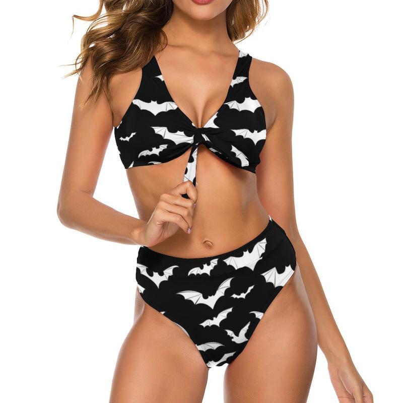 Women' Swimwear Sexy White Bat Bikini Set Flying Bats Elegant Swimsuit High Waist Fitness Print Swimsuits Big Size Beach OutfitsWomen, Style-1
Women' Swimwear Sexy White Bat Bikini Set Flying Bats Elegant Swimsuit High Waist Fitness Print Swimsuits Big Size Beach OutfitsWomen, Style-1