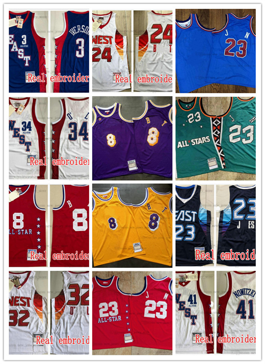 2022 new Authentic Stitched Mitchell and Ness 1996 Basketball Jerseys 2003 2004 2009 All Tracy Star 1 McGrady Vince 15 Carter Retro Hardwoods Allen 3 Iverson Jersey
2022 new Authentic Stitched Mitchell and Ness 1996 Basketball Jerseys 2003 2004 2009 All Tracy Star 1 McGrady Vince 15 Carter Retro Hardwoods Allen 3 Iverson Jersey