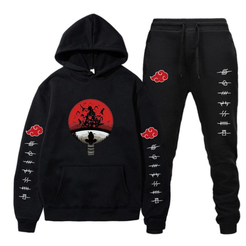 Men' Tracksuits Hoodies 2 Pieces Set Japan Anime Akatsuki Cloud Symbols Print Pullover Pants Tracksuit Men Women Sweatshirt Streetwear Suda, Black
Men' Tracksuits Hoodies 2 Pieces Set Japan Anime Akatsuki Cloud Symbols Print Pullover Pants Tracksuit Men Women Sweatshirt Streetwear Suda, Black