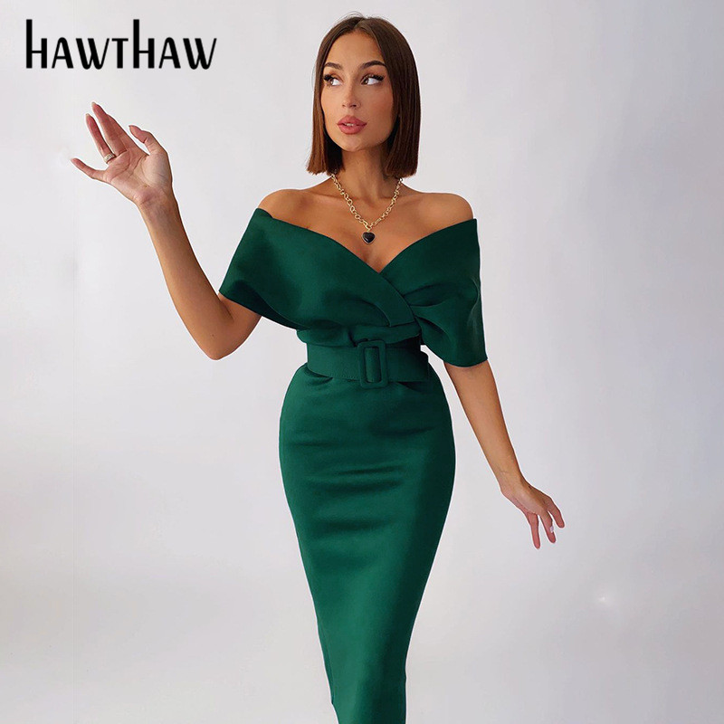 Hawthaw Women Sexy Autumn Party Club Birthday Evening Bodycon Green Midi Pencil Dress 2021 Fall Wholesale Lots Bulk Clothes, Black
Hawthaw Women Sexy Autumn Party Club Birthday Evening Bodycon Green Midi Pencil Dress 2021 Fall Wholesale Lots Bulk Clothes, Black