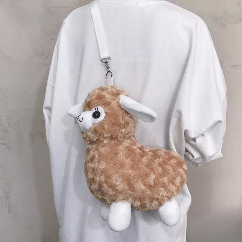 Evening Bags Cute Plush Bag Female 2022 Fashion Doll Alpaca Japanese Girl Shoulder Messenger Chain, 03
Evening Bags Cute Plush Bag Female 2022 Fashion Doll Alpaca Japanese Girl Shoulder Messenger Chain, 03