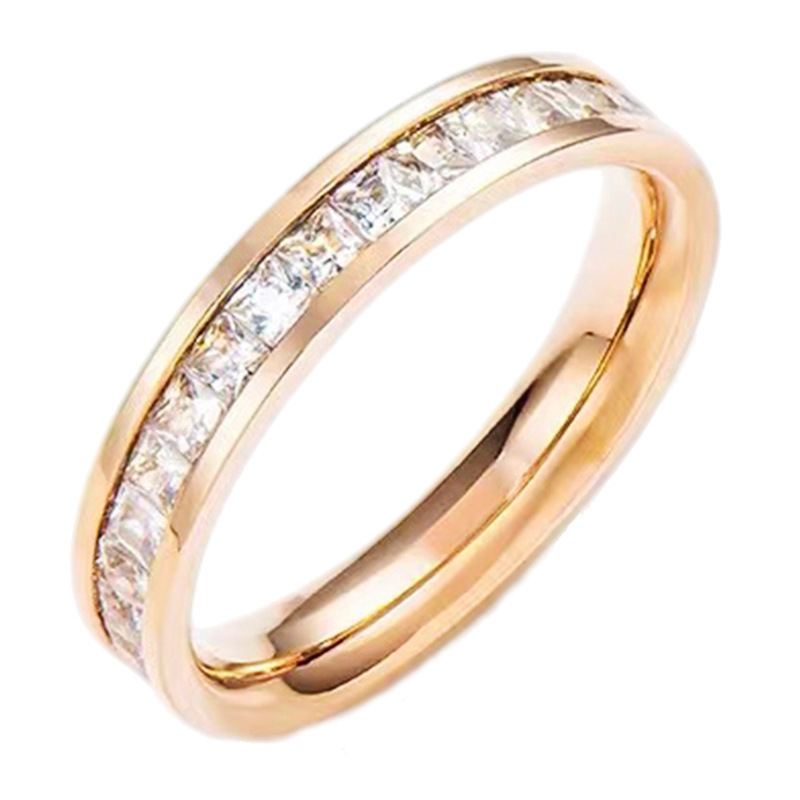 Band Rings Male Female Rose Gold Silver Titanium Steel Fashion White Zircon Crystal Jewelry Promise Wedding Engagement Ring For Women
Band Rings Male Female Rose Gold Silver Titanium Steel Fashion White Zircon Crystal Jewelry Promise Wedding Engagement Ring For Women
