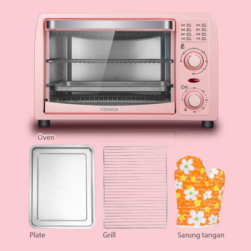 Electric Ovens PINK 13L Oven Multifunction Baking Machine Frying Pan Household Bread Pizza Maker For Kitchen OvenElectric
Electric Ovens PINK 13L Oven Multifunction Baking Machine Frying Pan Household Bread Pizza Maker For Kitchen OvenElectric