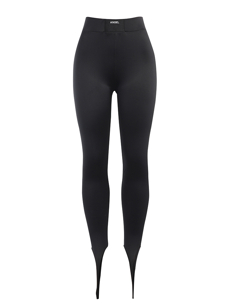Wannathis Basic Women Letter Print Leggings High Waist Stretchy Fiess Sexy Fashion Sport Casual Allmatch Solid Stirrup Pants 220607 B2