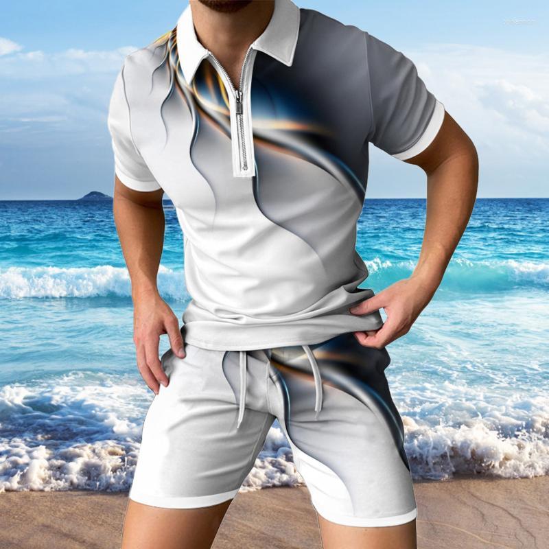 Men' Tracksuits Men' Zipper Shirt Short Sleeve T Shorts 2-piece Set Summer Lapel Print Suit Elastic Waist Sports #T2G, Orange
Men' Tracksuits Men' Zipper Shirt Short Sleeve T Shorts 2-piece Set Summer Lapel Print Suit Elastic Waist Sports #T2G, Orange