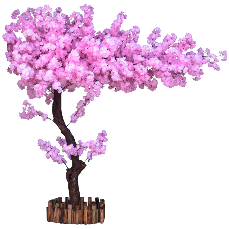 Artificial Cherry Tree Outdoor Garden Landing Simulation road lead Cherry Tree Wedding Decoration Net Mmangrove