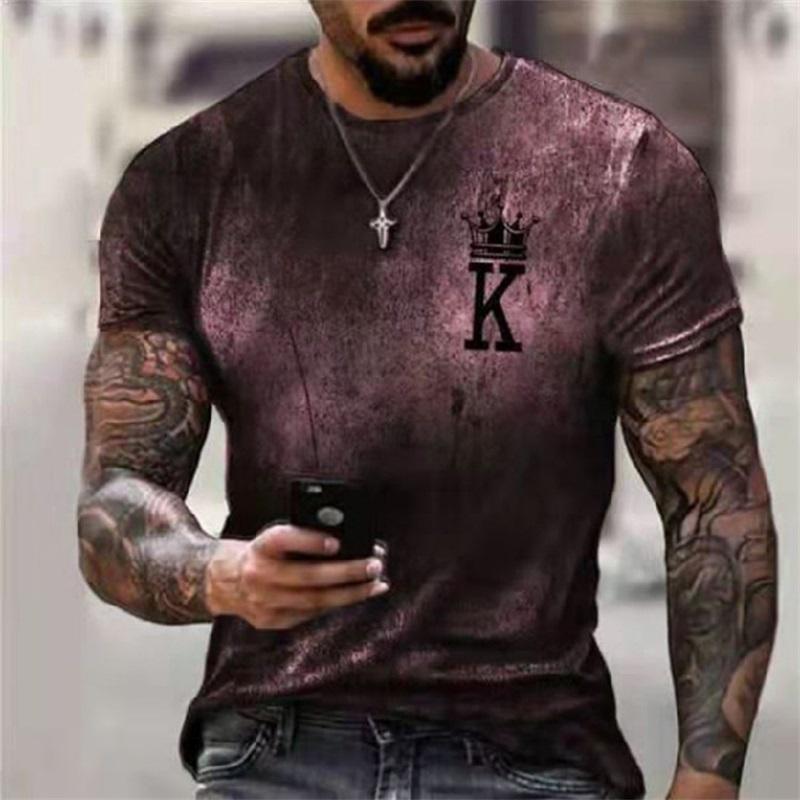 Men's T-Shirts Men Shirt Short Sleeve Fashion T 2022 Dark Streetwear 3D Printed Design King Men's Vintage Clothing Round Collar TeesMen', S1234
Men's T-Shirts Men Shirt Short Sleeve Fashion T 2022 Dark Streetwear 3D Printed Design King Men's Vintage Clothing Round Collar TeesMen', S1234