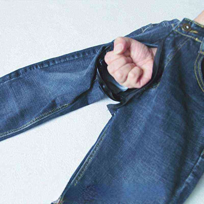 Summer Men's Slim Jeans Trendy Thin Invisible Full Zipper Pants Open Outdoor Date Convenient Work Free jeans goth clothes G0104