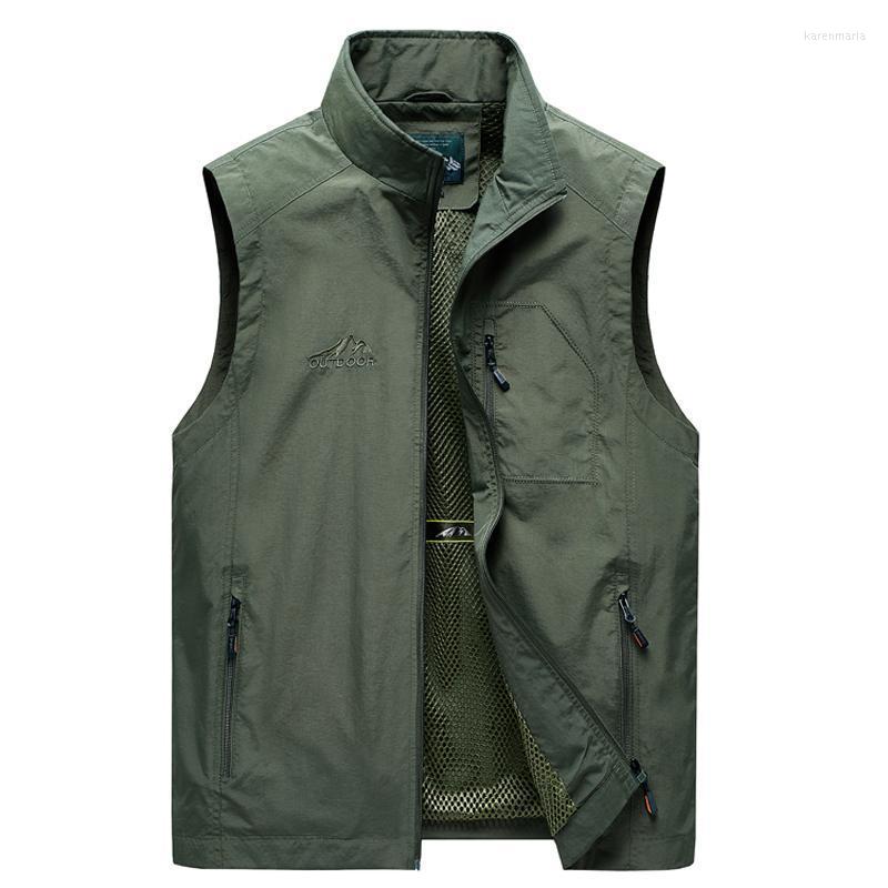 Men's Vests Vest Tactical Climbing Hiking Work Sleeveless Summer Pographer Waistcoat Tool Mesh Fishing Jacket Men Clothing Kare22, Black
Men's Vests Vest Tactical Climbing Hiking Work Sleeveless Summer Pographer Waistcoat Tool Mesh Fishing Jacket Men Clothing Kare22, Black