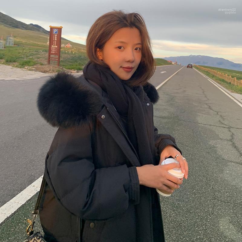 Women' Down & Parkas Cotton Parka Women Winter Super Thick Warm Korean Loose Snow Jacket 2022 Oversize Mid-length Coat Trendy Bread Service, White short
Women' Down & Parkas Cotton Parka Women Winter Super Thick Warm Korean Loose Snow Jacket 2022 Oversize Mid-length Coat Trendy Bread Service, White short