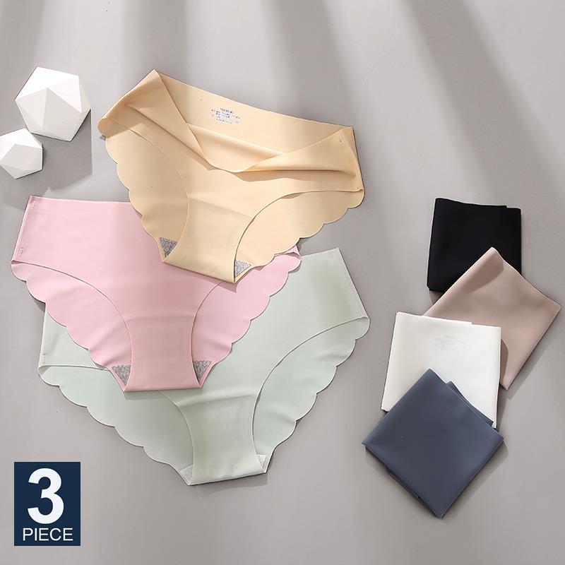 3pcs Set -xl Seamless Ice Silk Women Panties Sexy Pantys 7 Solid Colors Breathable Underwear For Girls Lingerie, Set7
3pcs Set -xl Seamless Ice Silk Women Panties Sexy Pantys 7 Solid Colors Breathable Underwear For Girls Lingerie, Set7
