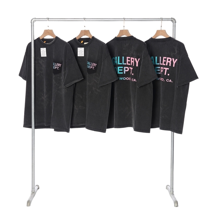 Designer Mens T-shirt Gallerydept heavy wash Vintage Magic letters mens and womens high street Vintage loose short sleeve Tshirt, Old black
Designer Mens T-shirt Gallerydept heavy wash Vintage Magic letters mens and womens high street Vintage loose short sleeve Tshirt, Old black