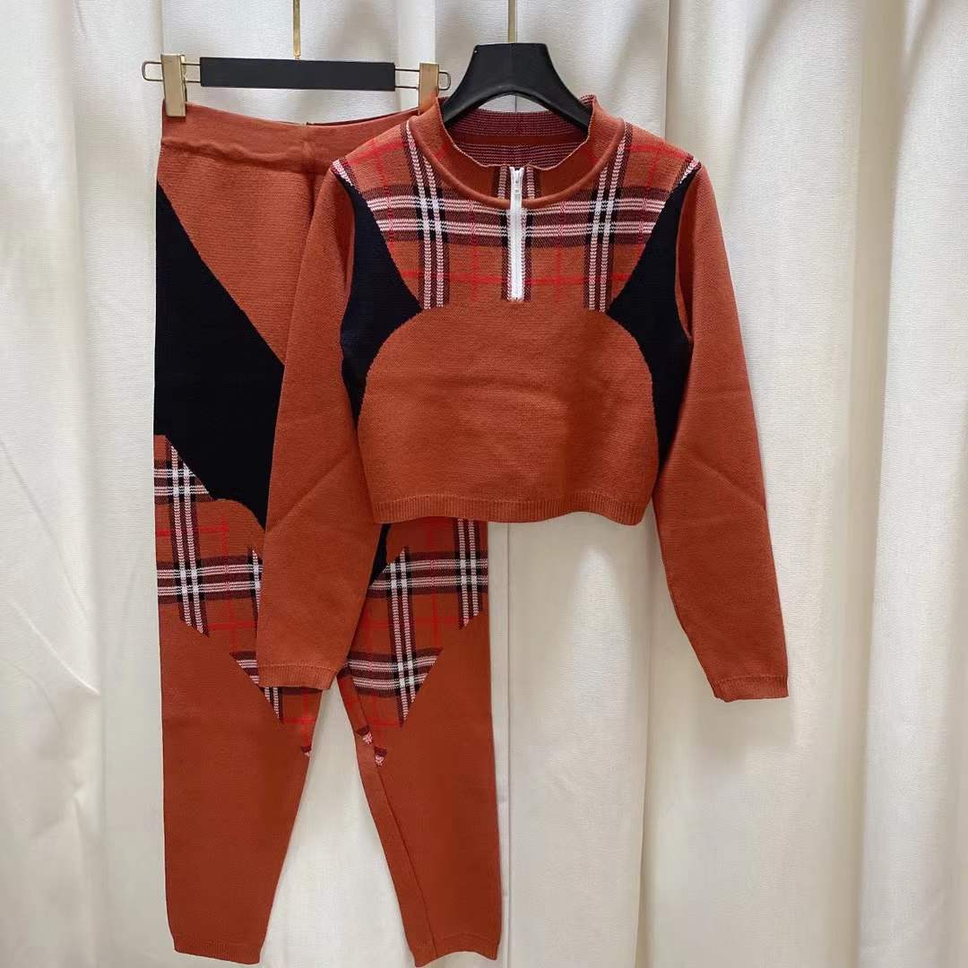Luxury Women's Two Piece Pants 2022 Spring Summer O Neck Long Sleeve Coats Brand Same Style Designer Pants 0322-01, Picture color
Luxury Women's Two Piece Pants 2022 Spring Summer O Neck Long Sleeve Coats Brand Same Style Designer Pants 0322-01, Picture color